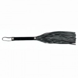 Soft Handle Black Leather Whip