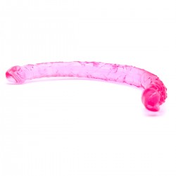 Two Sided Jelly Dildo 14" 